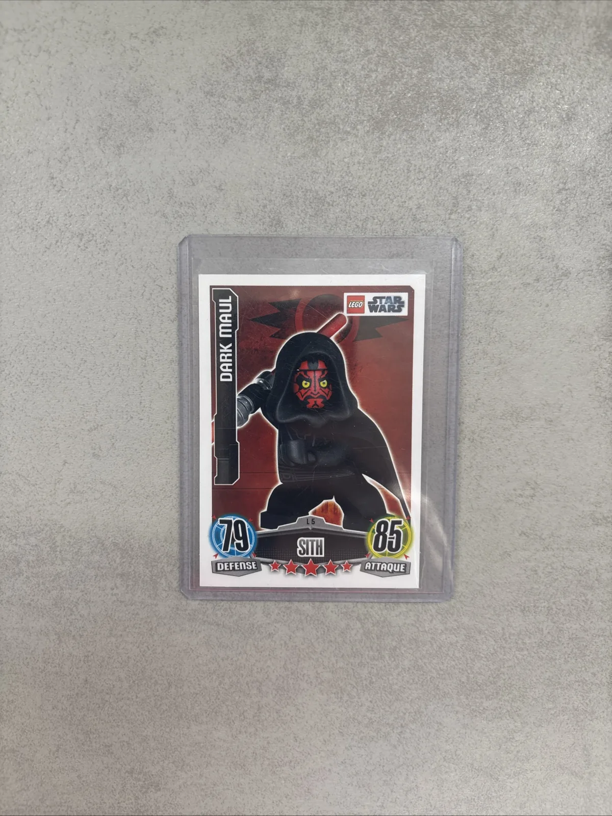 Klemmbausteine Star Wars Force Attax Karte Darth Maul