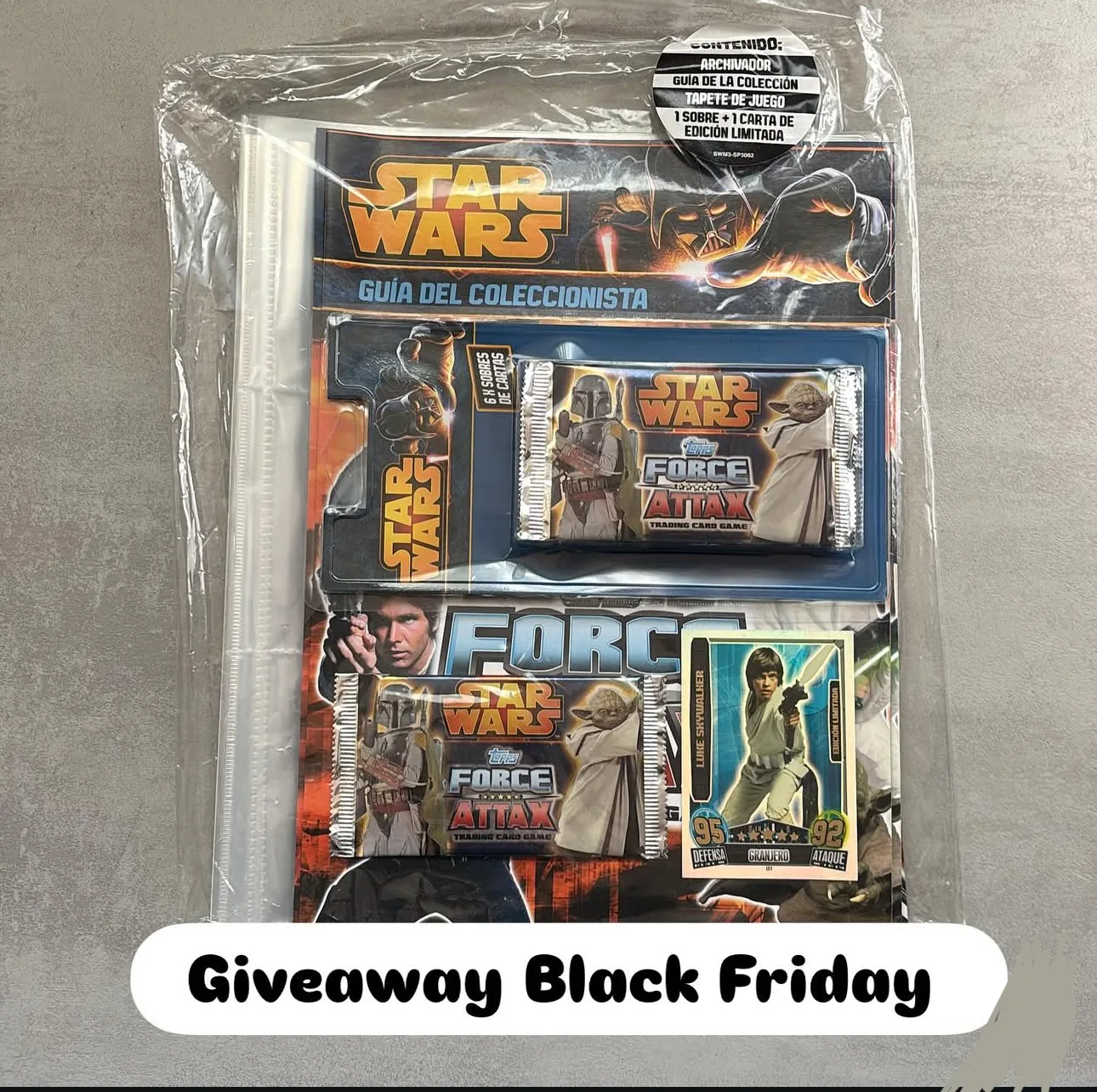 Star Wars Force Attax Black-Friday-Sammelpack mit Limited-Karte