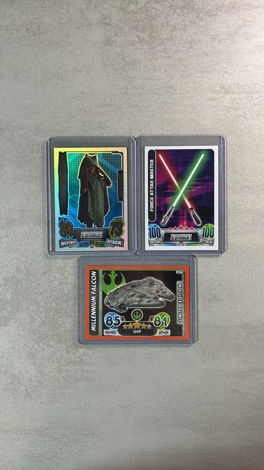 Exklusive englische Limited-Edition Force Attax Karten