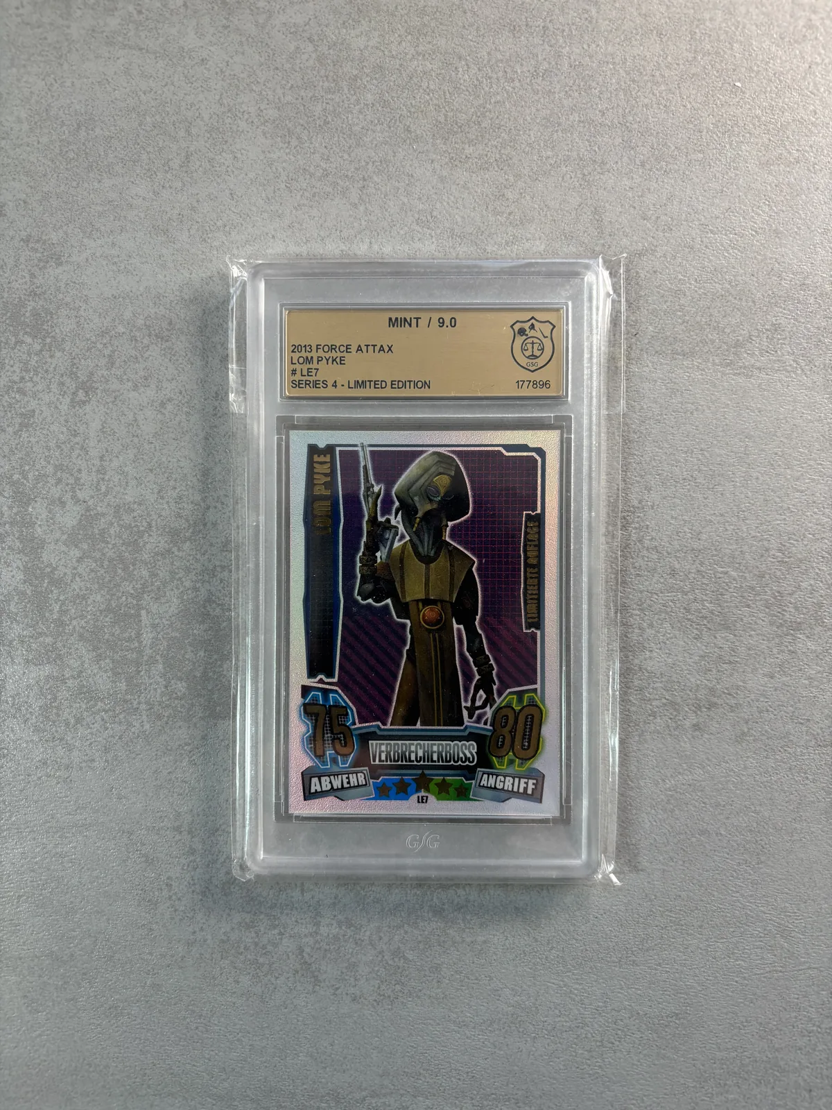 Gegradete Force Attax Serie 4 Karte, Limited Edition, Bewertung 9.0
