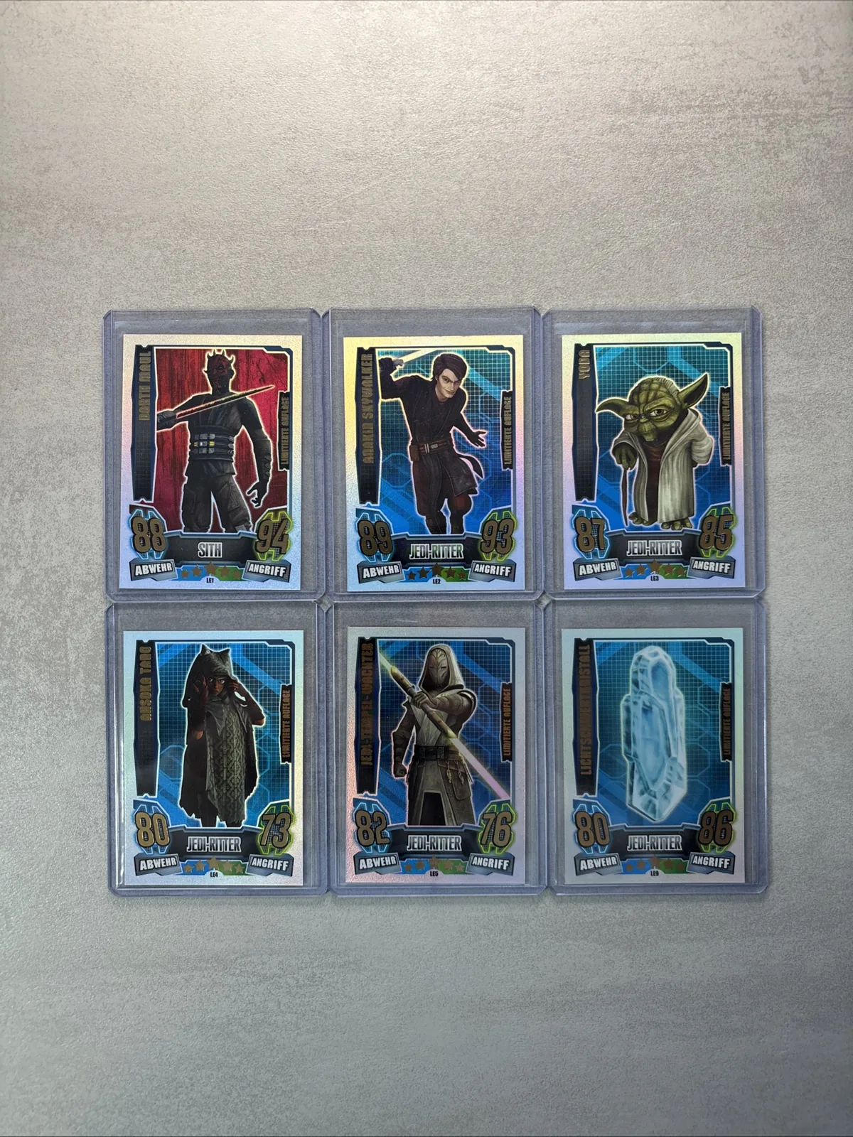 Force Attax Serie 4 Holo-Karten — Auswahl mehrerer Foil-Karten