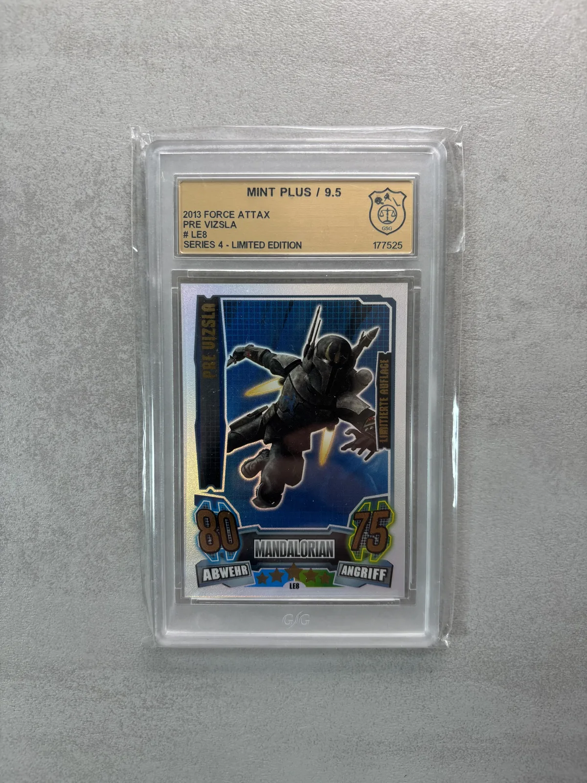 Gegradete Karte Pre Vizsla — Serie 4 Limited Edition, Bewertung Mint Plus 9.5