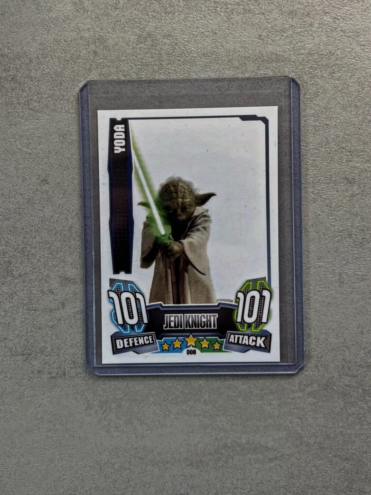 Force Attax Yoda Karte mit Maximalwerten 101 Abwehr und 101 Angriff