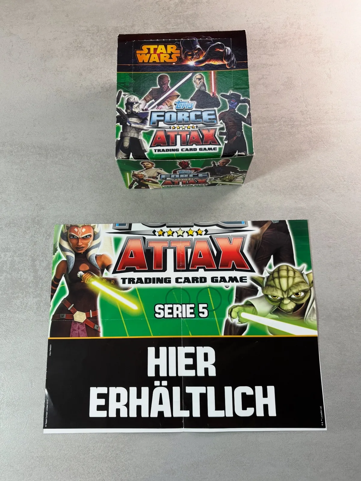 Force Attax Serie 5 Display-Box mit Aktionsposter